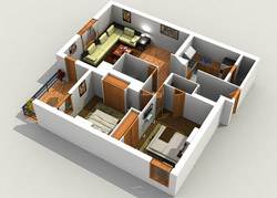 3D Floor plan